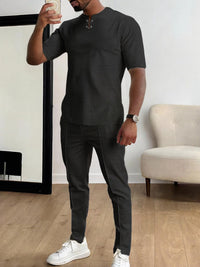 The Foster Top & Pants Set – short sleeve top and pants set, view 5