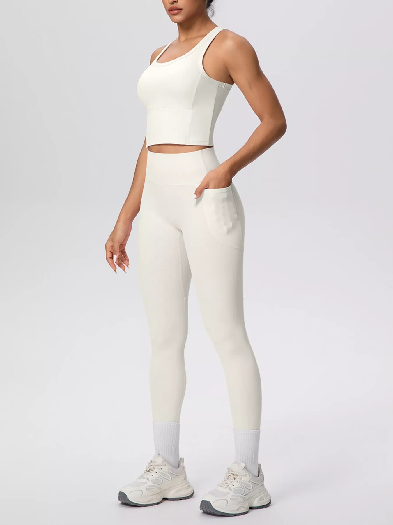 The Lucia Scoop Tank & Legging Set