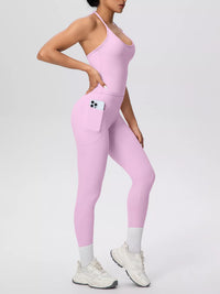 The Lucia Soft Halter Cami & Legging Set