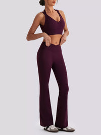 The Cleo Criss-Cross V-Neck Tank & Legging Set