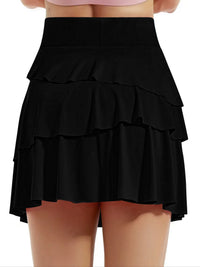 The Tia Tiered Ruffle Skort