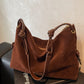 Suede Large Shoulder Bag