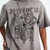 Men's SERPENT Graphic Round Neck T-Shirt