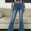 High-Waisted Flare Jeans
