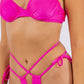 TRIANGULAR TWO PIECE  ADJUSTABLE BIKINI SEXY BOTTO