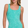 Zenana Ribbed Scoop Neck Tank