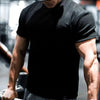 Men's Full Size Breathable Short Sleeve T-Shirt Plus Size