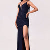 Split Sequin Backless Maxi Cami Dress