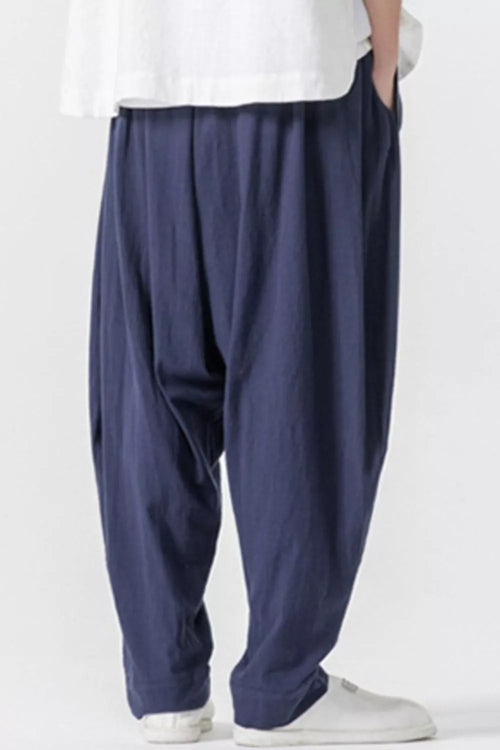 Men's Plus Size Loose Fit Harem Pants