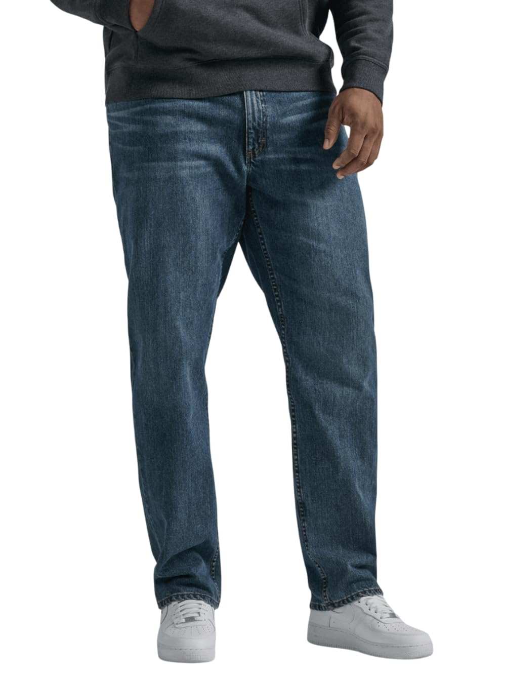 Lee Men's Big & Tall Legendary Relaxed Straight Jean, Lieutenant