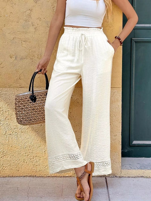Wide Leg Pants with Pockets