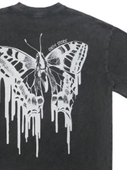 Men's Letter Graphic Round Neck Short Sleeve T-Shirt