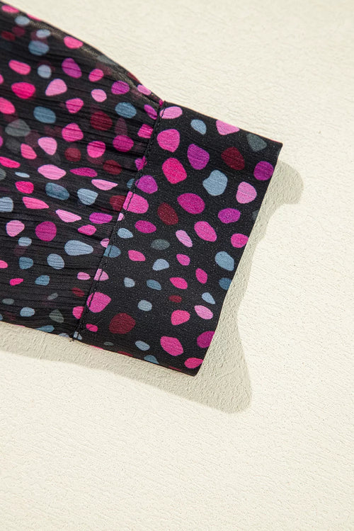 Polka Dot Button Up Shirt