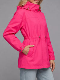 The Breeze Hooded Drawstring Windbreaker