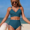 Crisscross High-Waisted Swim Set