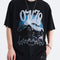 Men's Car Graphic Round Neck Oversized T-Shirt