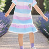 Children's Striped Unicorn Polo Dress