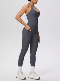 The Lucia Soft Halter Cami & Legging Set