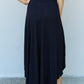 Ninexis First Choice High Waisted Flare Maxi Skirt in Black