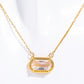 Copper 14K Gold-Plated Pendant Necklace