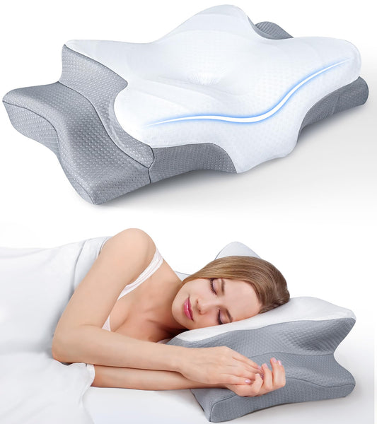 Ultra Pain Relief Cooling Pillow for Neck Support