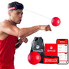 Boxbollen Original with App, Used by Celebrities - MMA Gear Boxing Ball - Boxing Reflex Ball with Adjustable Strap - Interactive The Boxball App Integration - Stocking Stuffer Ideas - 1 Pack