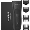 MANSPOT Manscape Groin & Body Hair Trimmer for Men, Electric Ball Trimmer Pubic Trimmer Body Shaver, Replaceable Ceramic Blade Heads,Waterproof Wet/Dry Body Shaver Groomer,90 Minutes Shaving