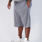 Real Essentials Men’s Big and Tall Mesh Active Quick Dry Fit Active Athletic Gym Shorts, Pack of 3