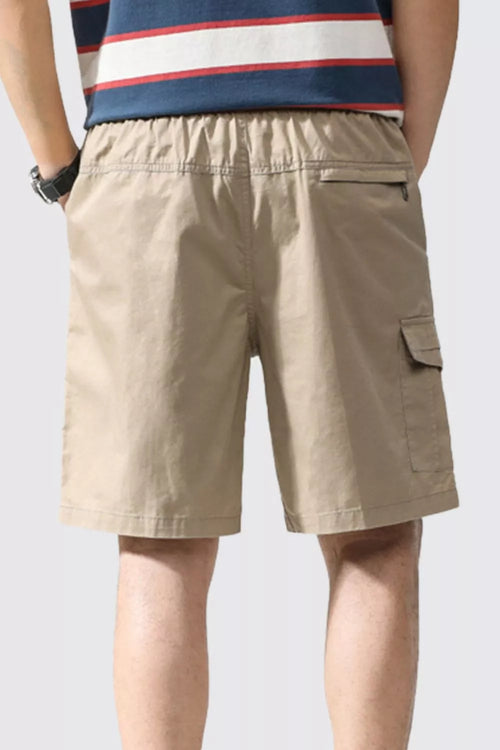 Men's Plus Size Casual Elastic Waist Shorts