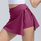 High Waist Active Skort with Pockets