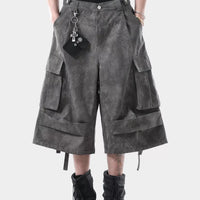 Men's Vintage Washed Cargo Shorts