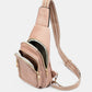 PU Leather Adjustable Strap Crossbody Bag