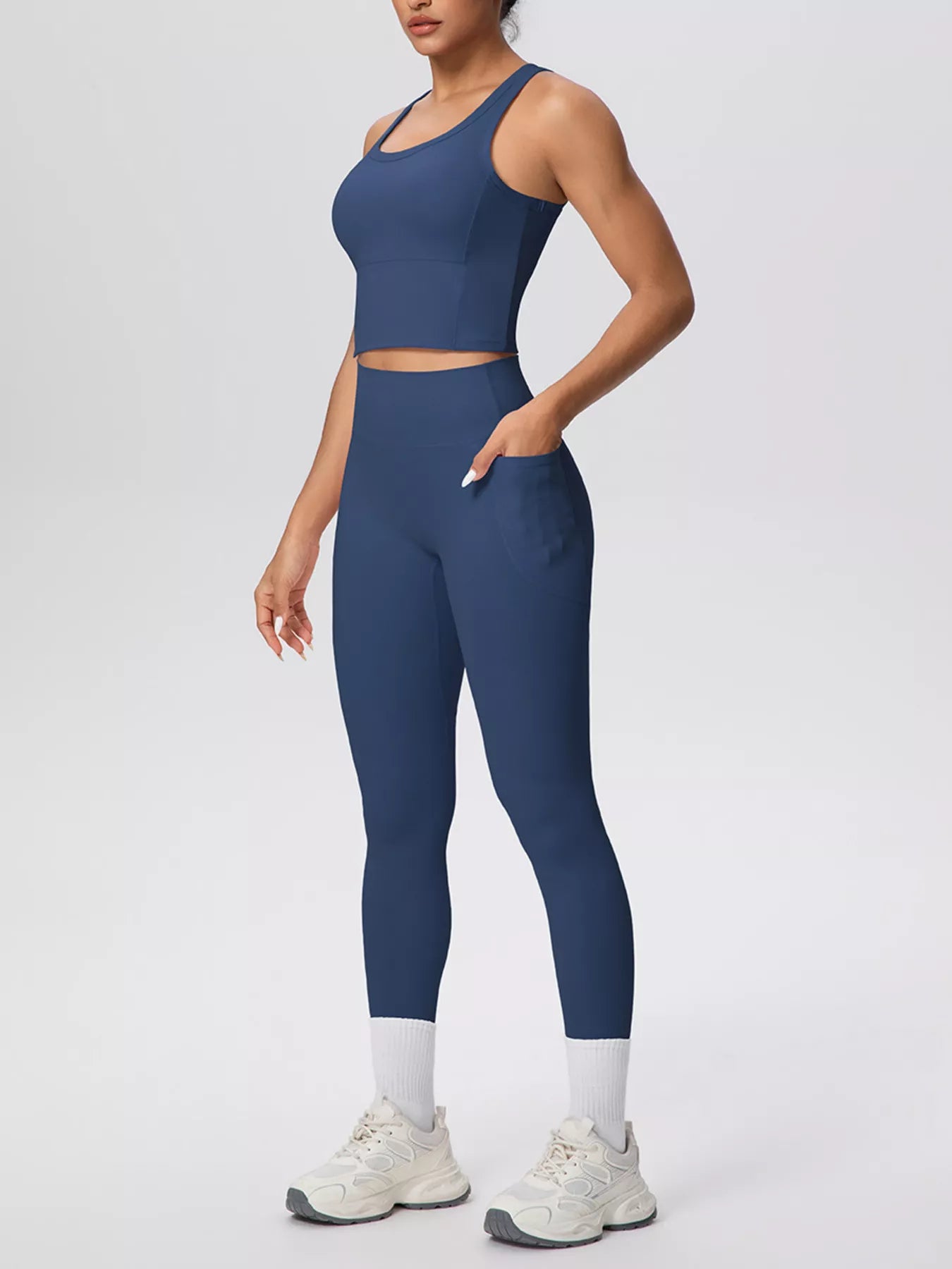 The Lucia Scoop Tank & Legging Set