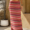 Striped Maxi Skirt