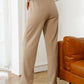 IZURIA High Waist Straight Pants