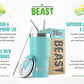 Beast 20 oz Tumbler Stainless Steel Vacuum Insulated