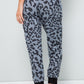 Celeste Full Size Leopard Contrast Sweatpants