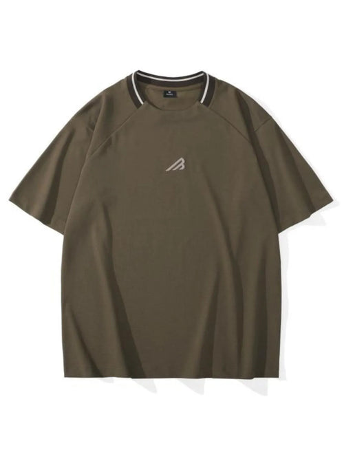 Men's Plus Size Round Neck Short Sleeve Tee