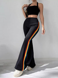 The Sasha Side-Stripe Flare Pant