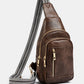 PU Leather Adjustable Strap Crossbody Bag