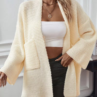 Cozy Knit Open Front Cardigan