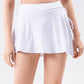 High Waist Active Skort with Pockets