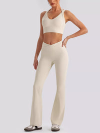 The Cleo Criss-Cross V-Neck Tank & Legging Set