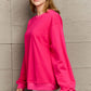 Full Size Round Neck Long Sleeve Sweatshirt