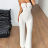 Sweetheart Neck Wide Leg Tube Jumpsuit