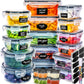 Fullstar 50 PCS Plastic Set includes 24 Food Storage Containers with Lids