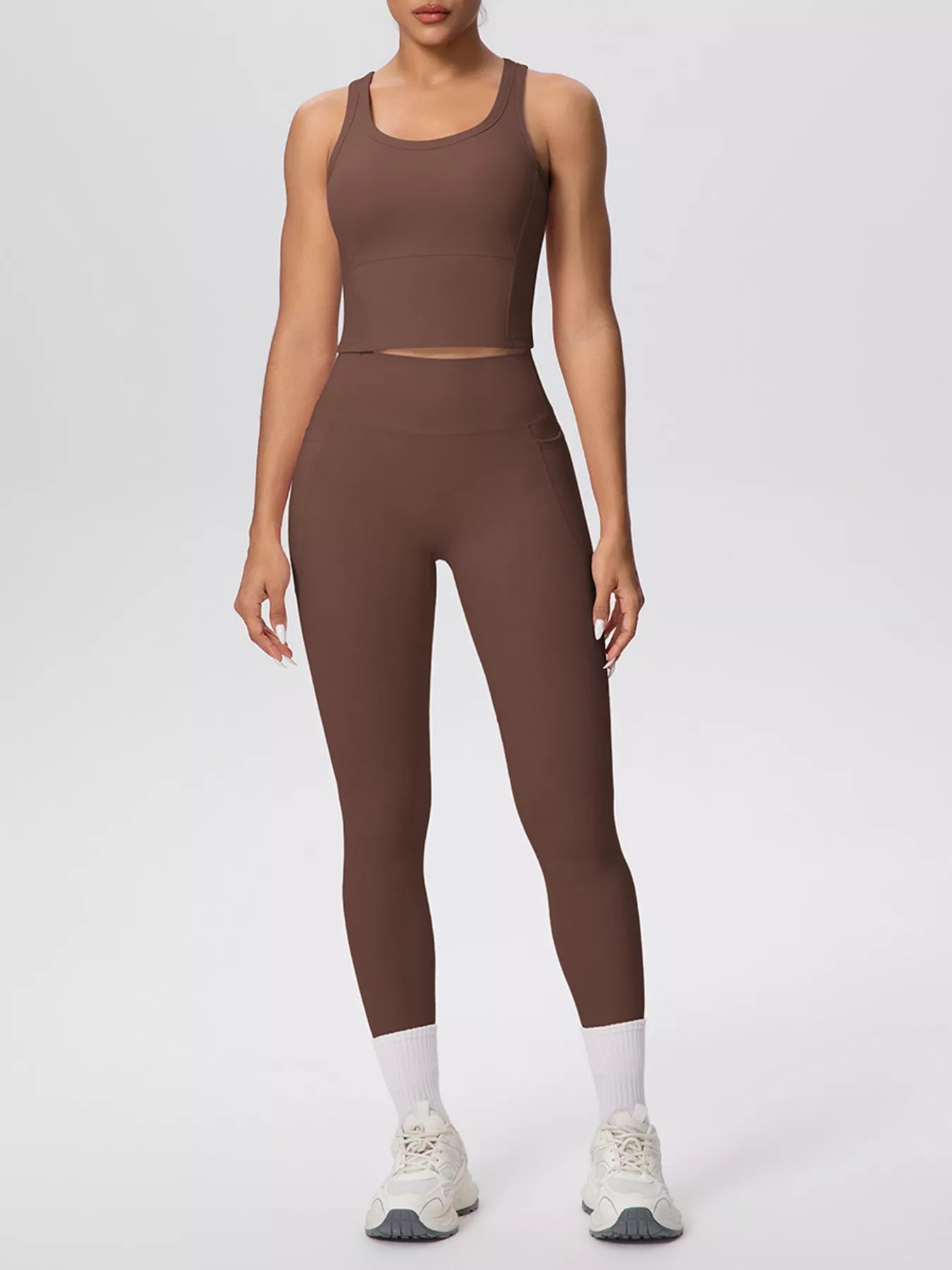 The Lucia Scoop Tank & Legging Set