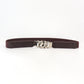 Zinc Alloy Buckle Elastic PU Belt