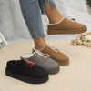 Round Toe Platform Slippers