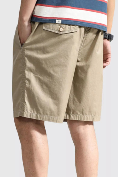 Men's Plus Size Casual Pocketed Shorts